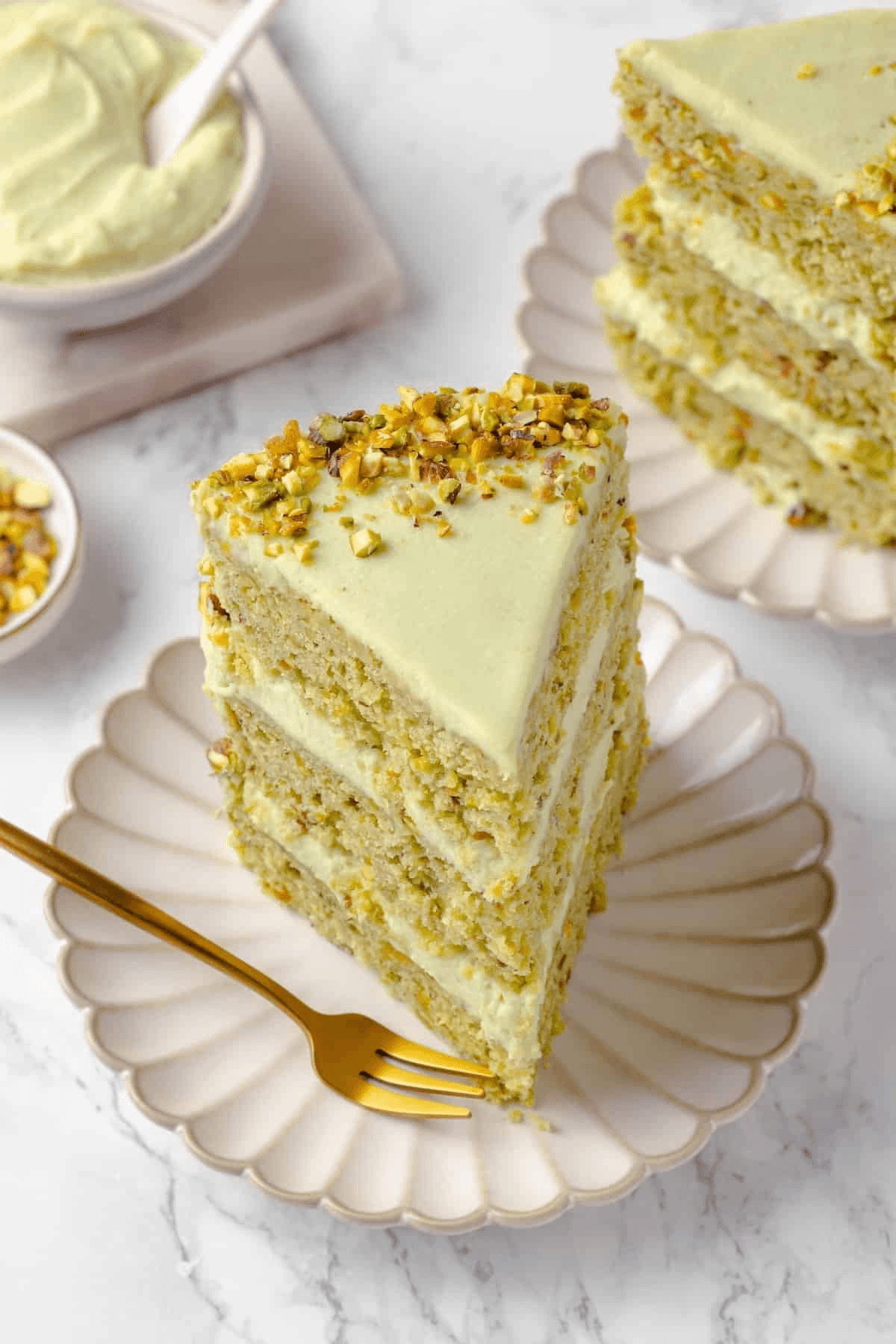 Ciasto pistacjowe