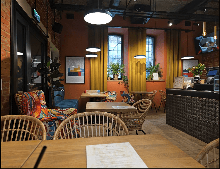 FUZJA Cafe interior